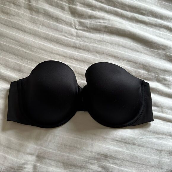 Victoria’s Secret reversible black and tan strapless bra size 36D - Picture 1 of 7